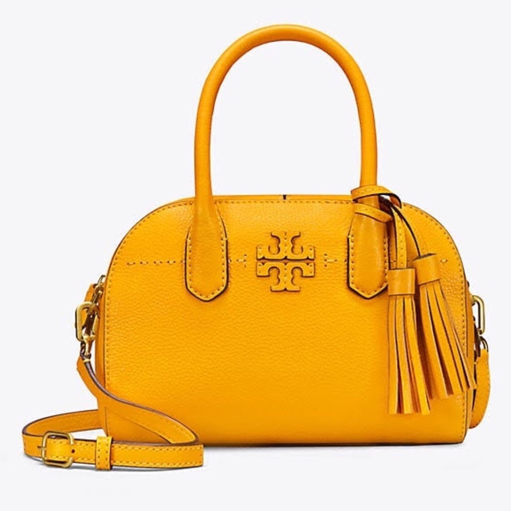 Tory Burch McGraw Small Leather Cross-body Satchel